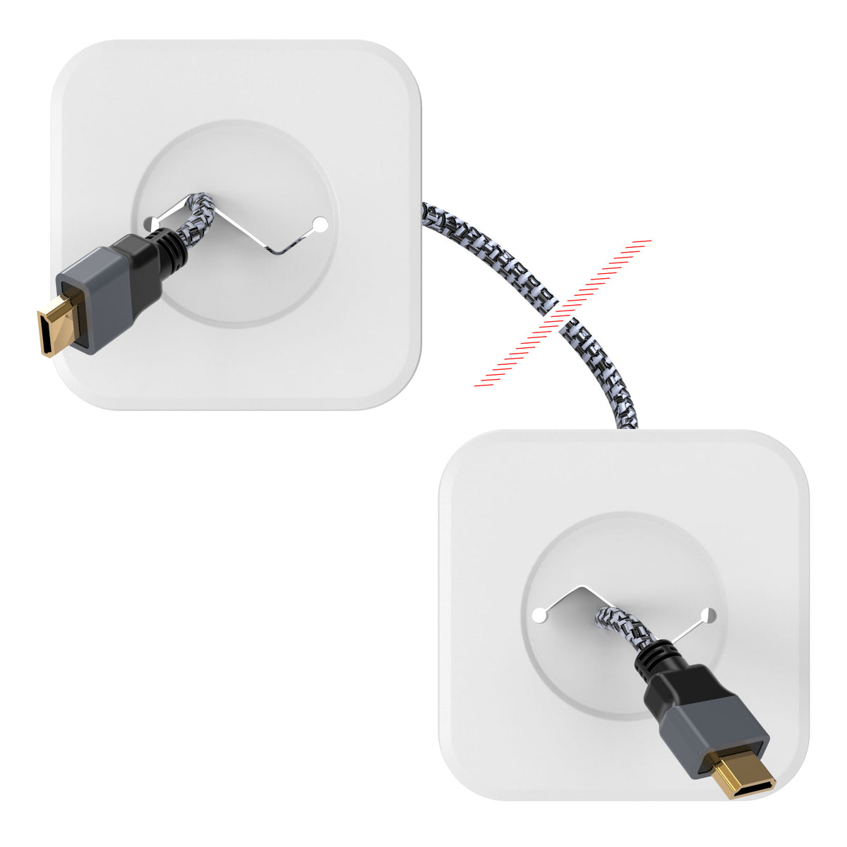 In-Wall Cable Management Kit (2-Pack)