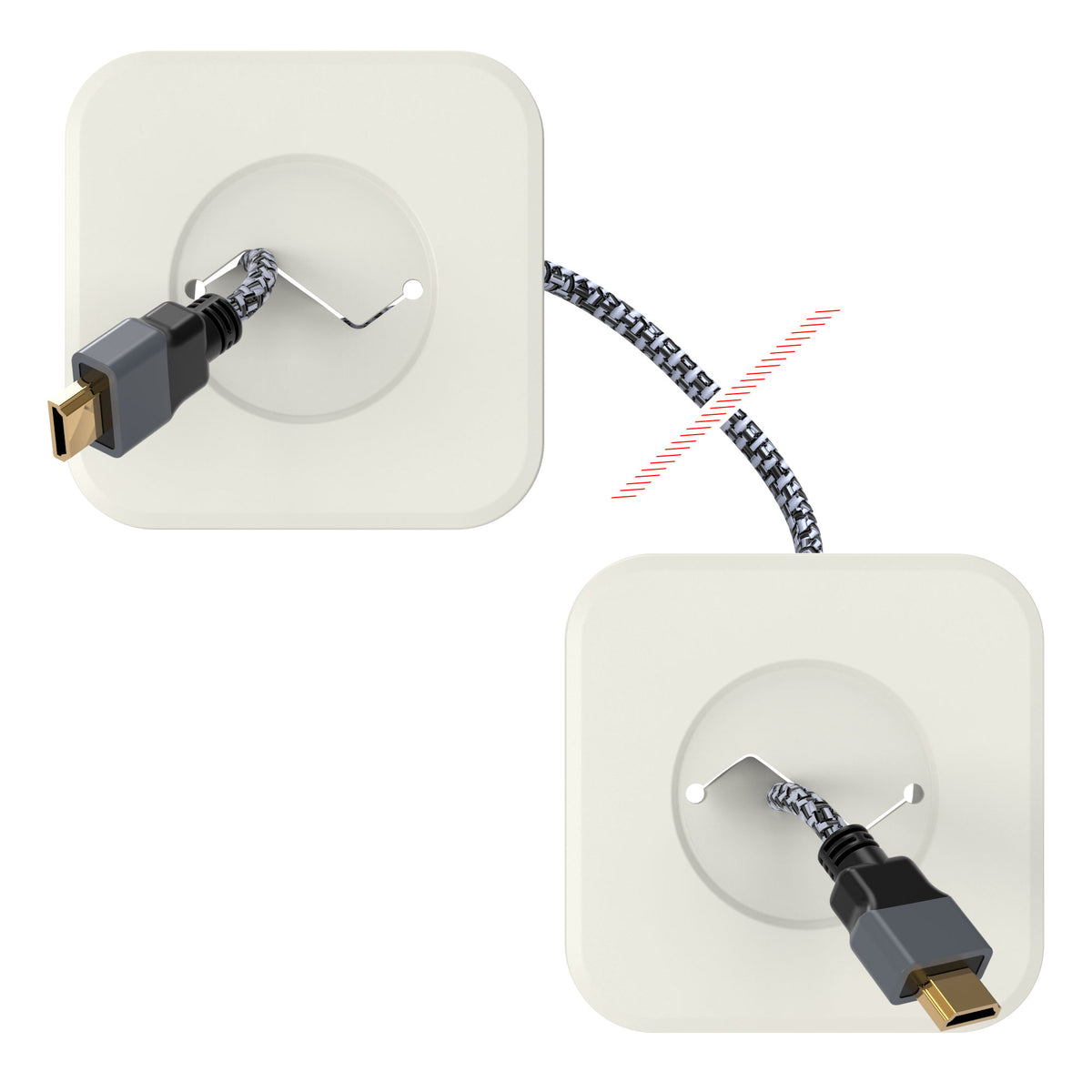 In-Wall Cable Management Kit (2-Pack)