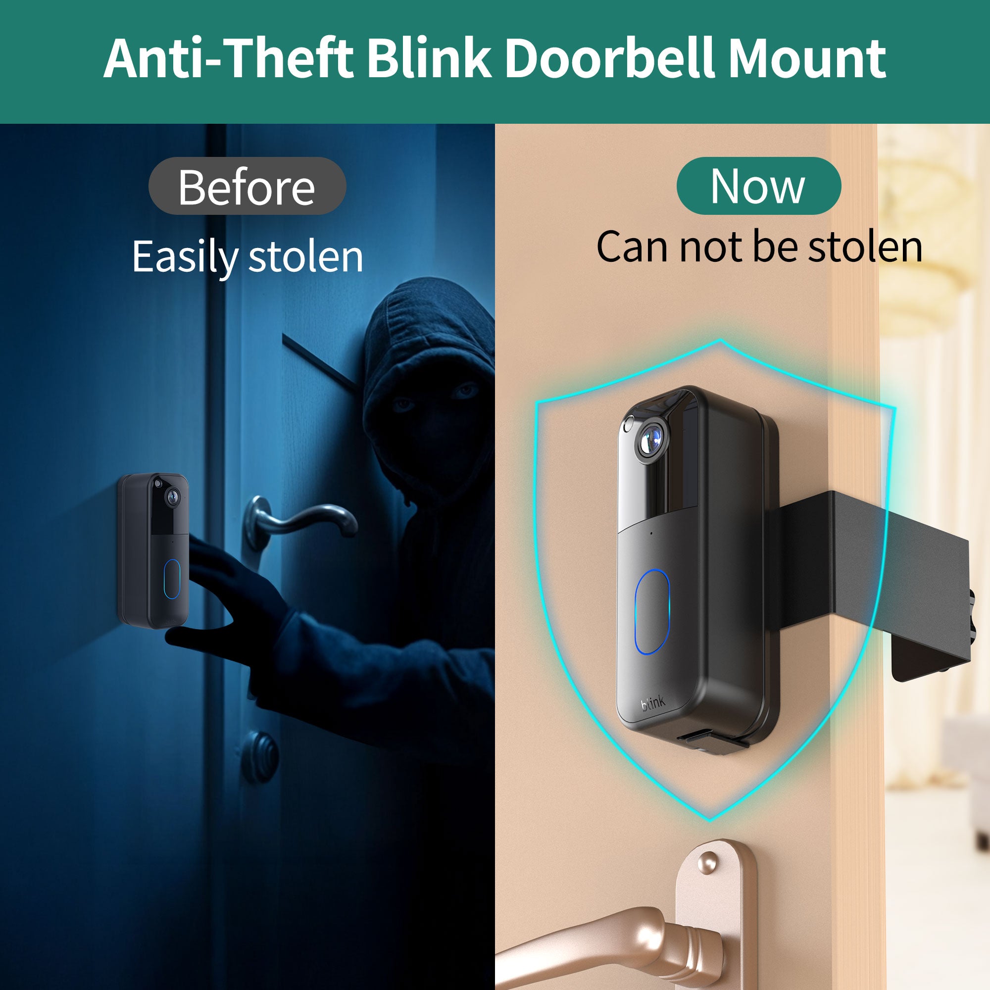 Camera Mount for Blink Doorbell Camera(1st/2nd Gen)